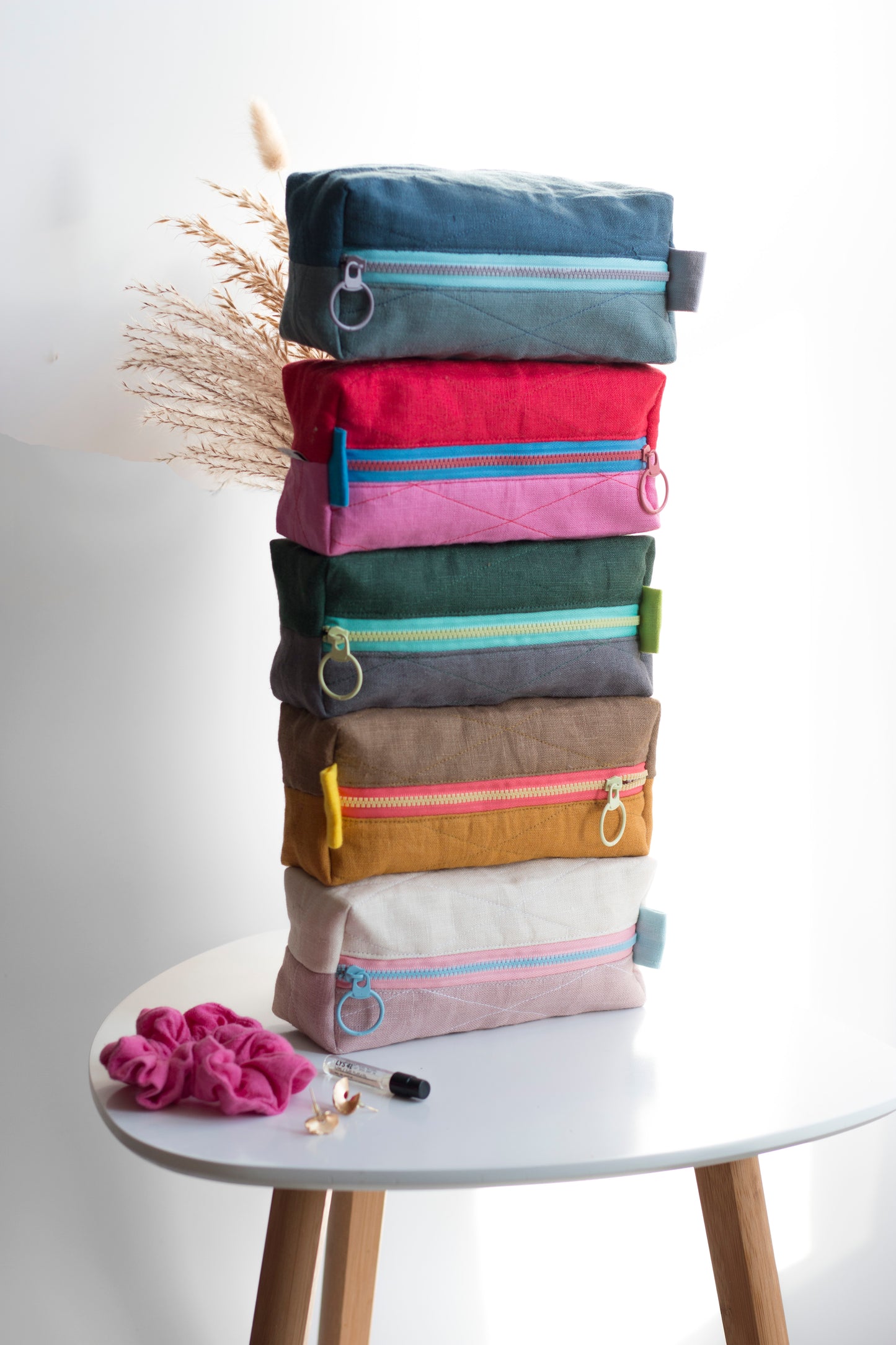 Honey Comb | Mini Quilted Pouch