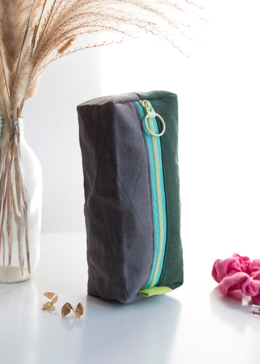 Dark Forest | Mini Quilted Pouch