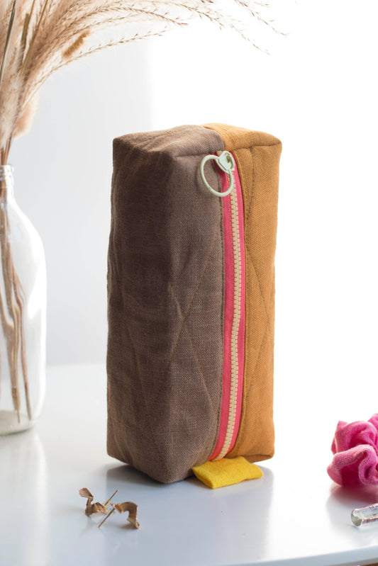 Honey Comb | Mini Quilted Pouch