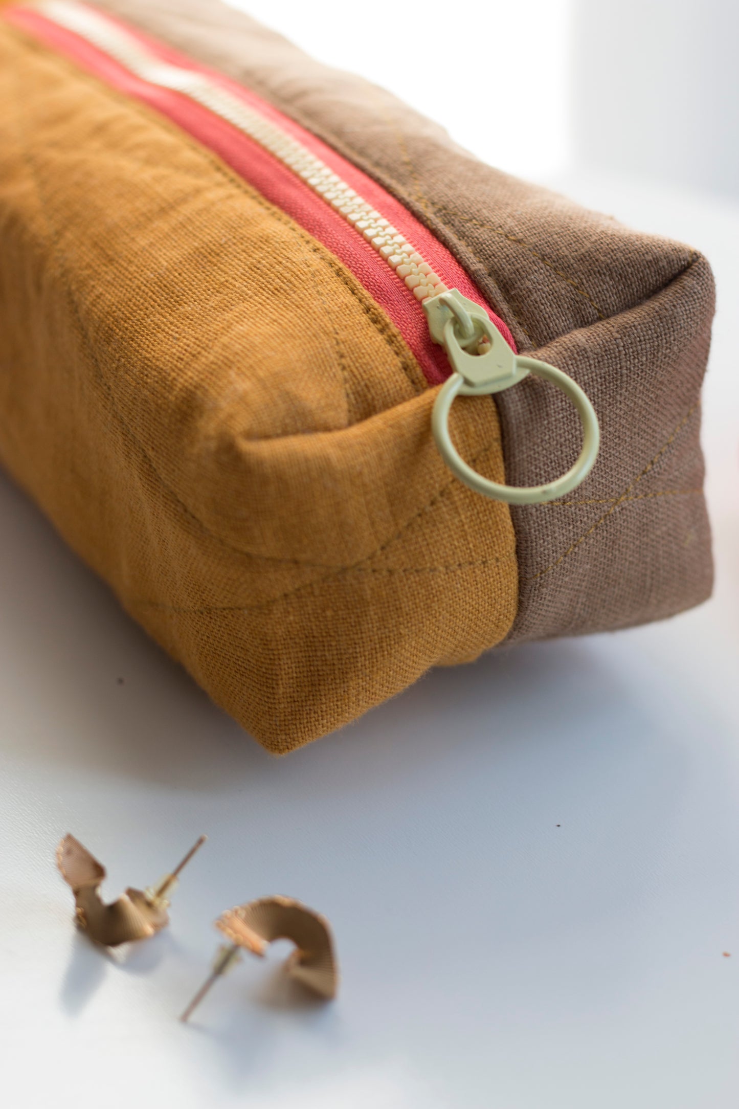 Honey Comb | Mini Quilted Pouch