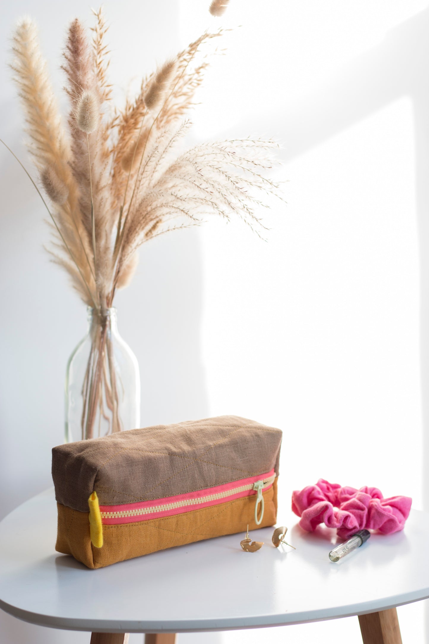 Honey Comb | Mini Quilted Pouch