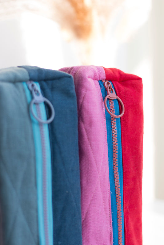 Blue Ocean | Mini Quilted Pouch