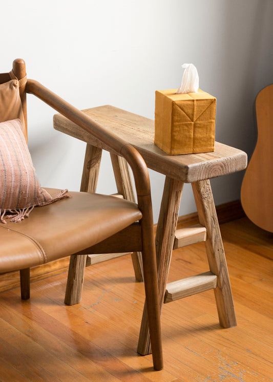 Sand Linen Tissue Box Cover