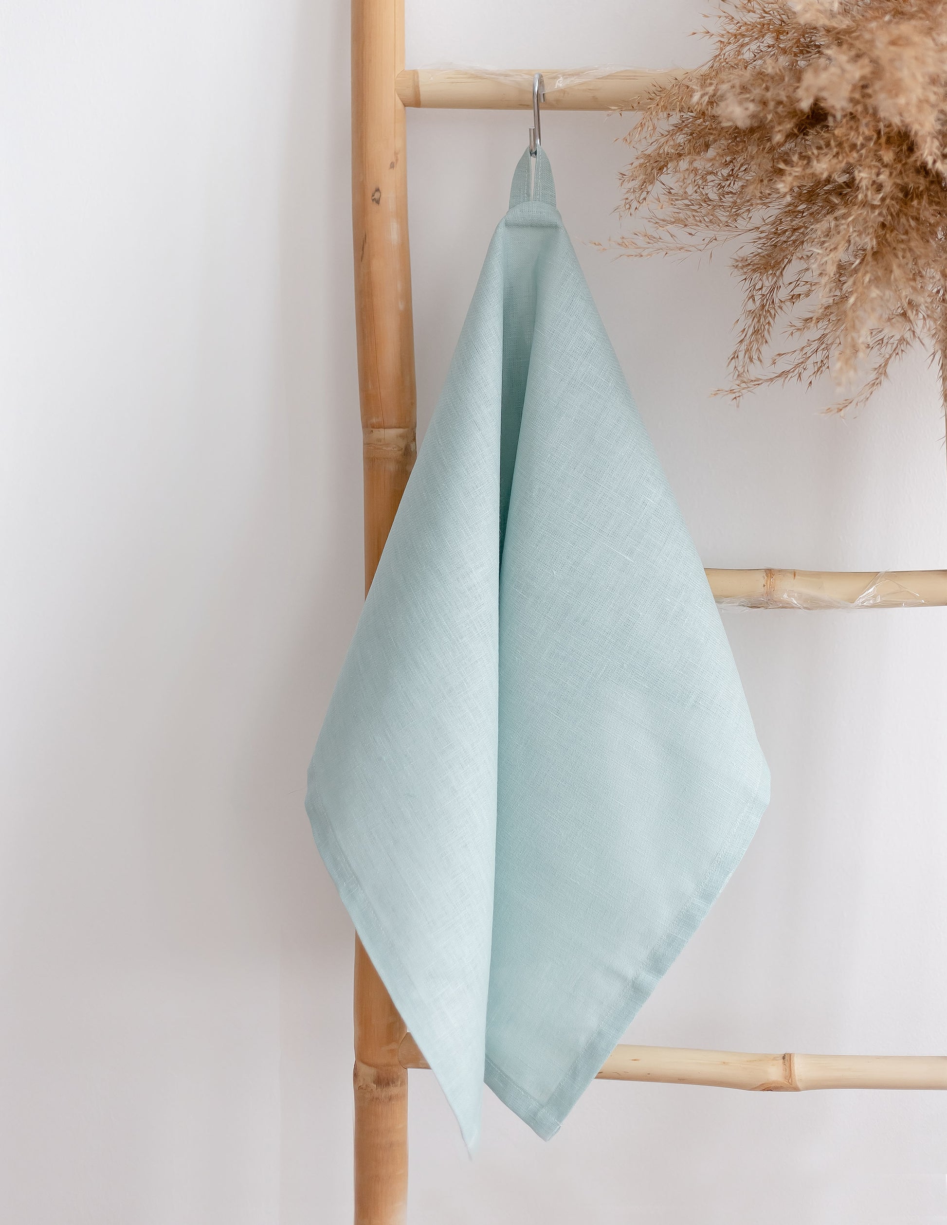 Dusty Blue Linen Kitchen Towel – March6teen