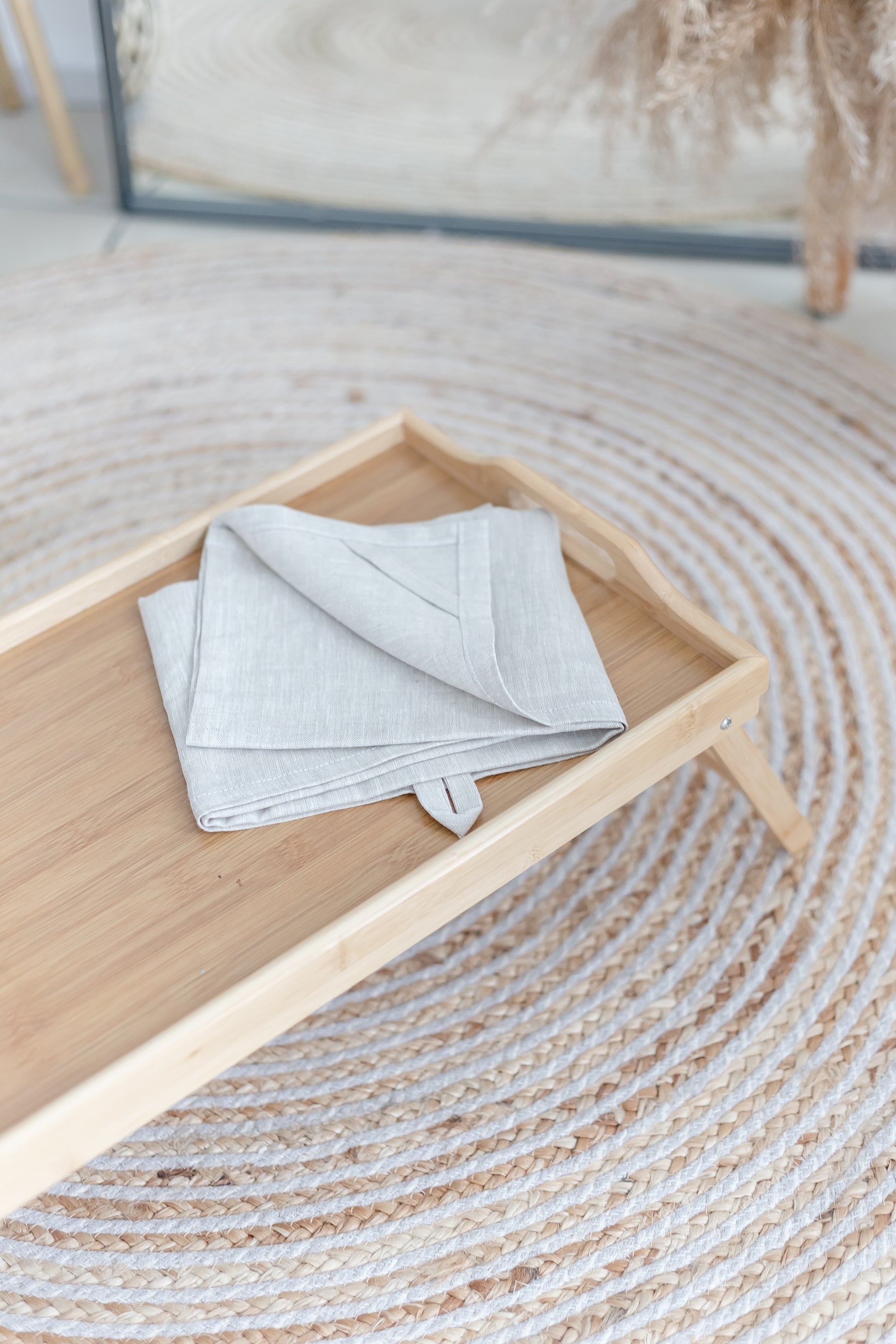 Natural Linen Kitchen Towel – MARCH